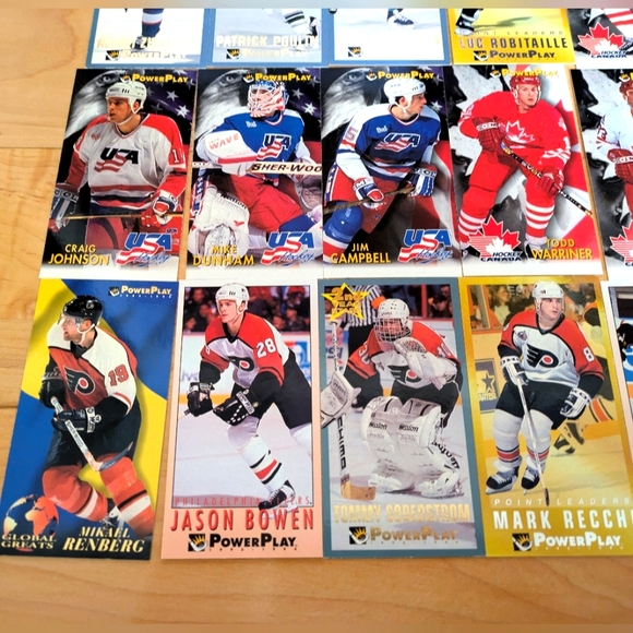 25+ NHL 1993 Fleer Power Play Tall Boy Hockey Trading Cards Lot 🏒 - Picture 5 of 8